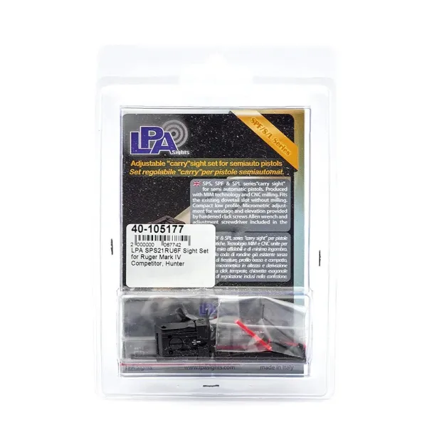LPA SPS21RU6F Sight Set pour Ruger Mark IV Competitor, Hunter
