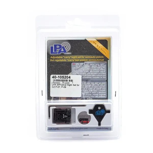 LPA SPF22CZ Sight Set pour CZ P-07, P-09