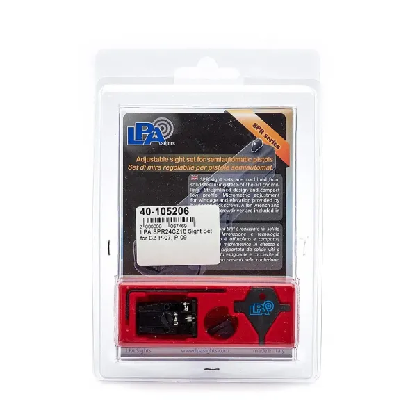 LPA SPR24CZ18 Sight Set pour CZ P-07, P-09