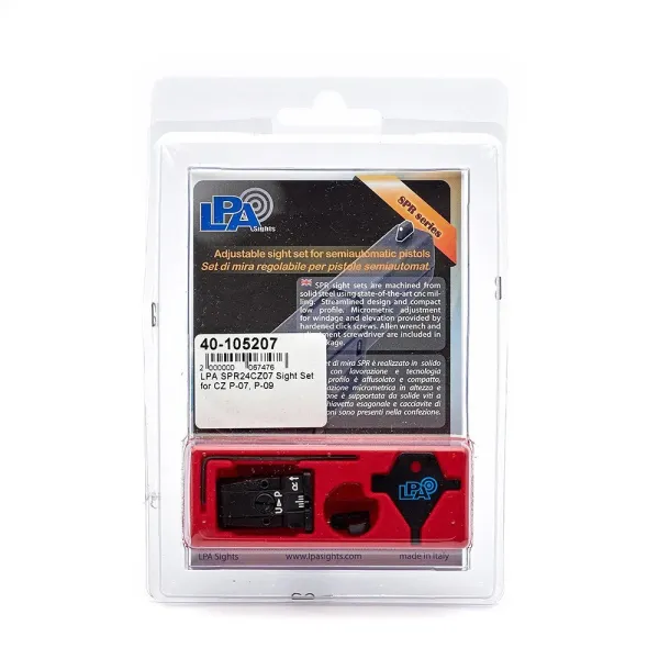 LPA SPR24CZ07 Sight Set pour CZ P-07, P-09