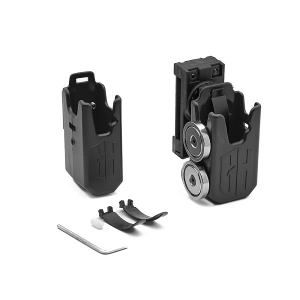 Porte chargeur GHOST 360-G avec double aimant, couleur : rouge  Chez DEVILLE ARMORY. Votre armurerie en ligne.