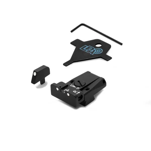 LPA SPR75CZ30 Adjustable Sight Set pour CZ 75 (Brno Old Model)