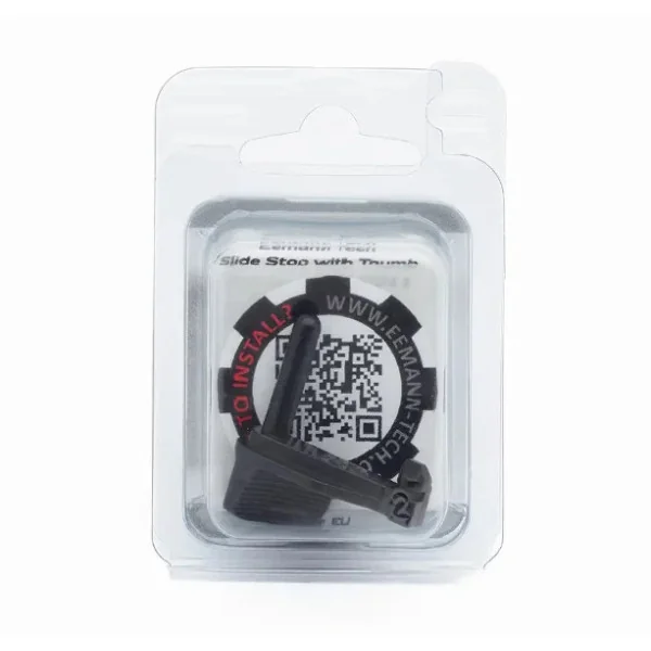 Eemann Tech Arrêtoir de culasse avec Thumb Rest pour 1911/2011, Color: Noir