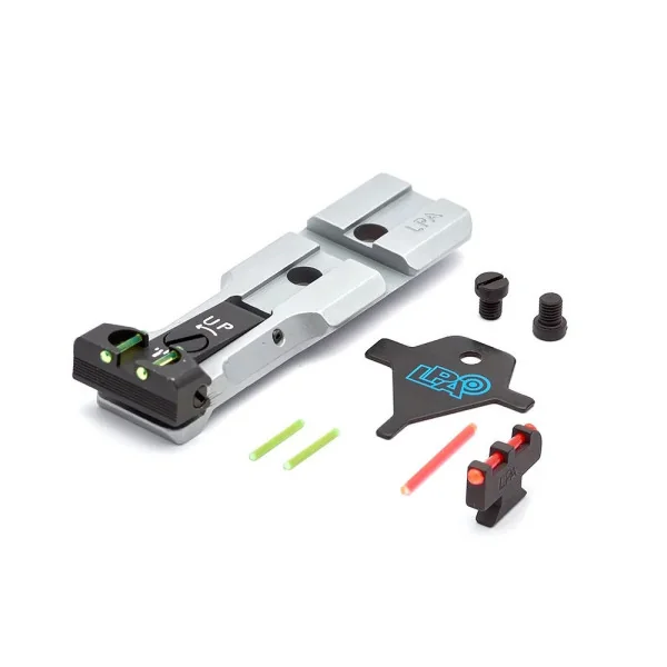 LPA WXT03F2 Sight Set pour Smith&Wesson Revolver avec Fiber Optic