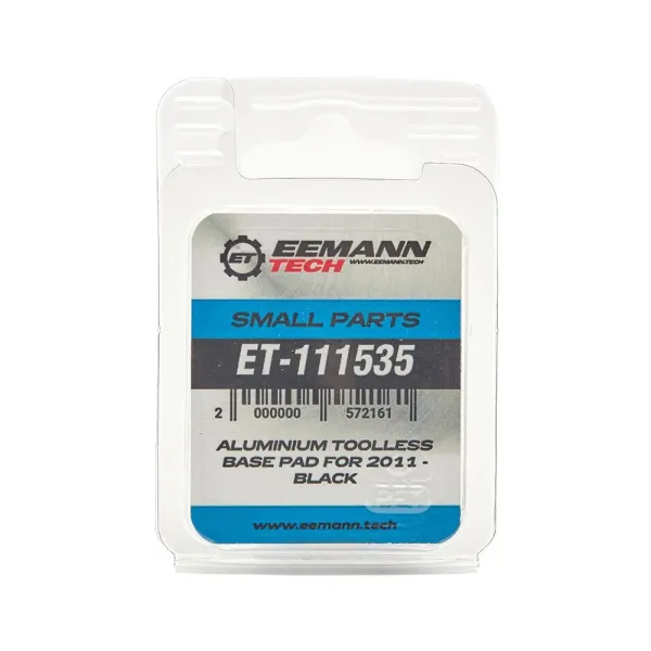 Eemann Tech Aluminium Toolless Base Pad for 2011 - BLACK