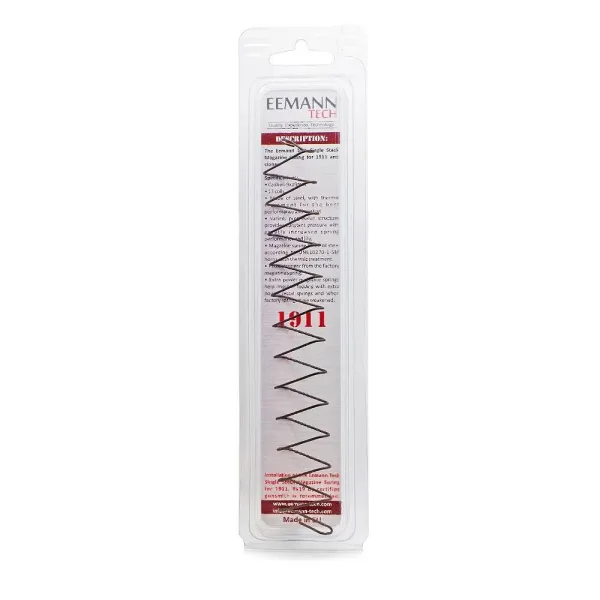 Eemann Tech Single Stack Magazine Ressort pour 1911, 9x19mm