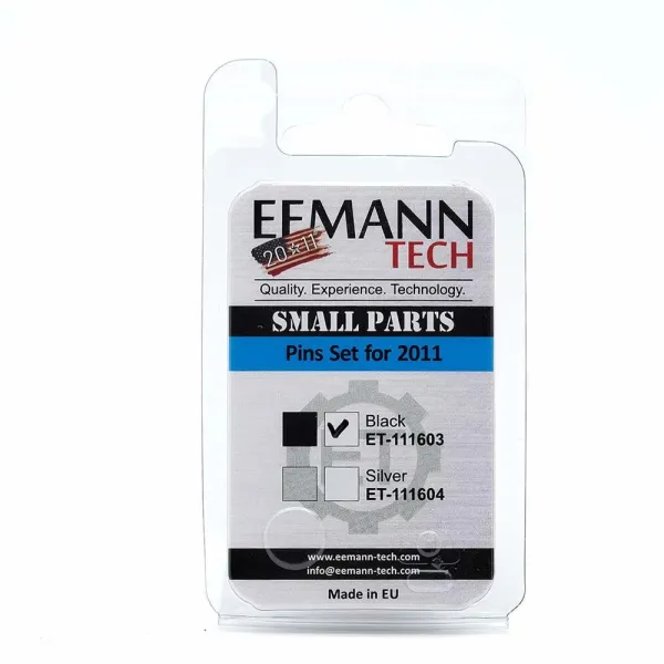Eemann Tech Pins Set pour 2011, Color: Argent