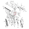 Eemann Tech Marteau Strut Pin pour 1911/2011, Argent