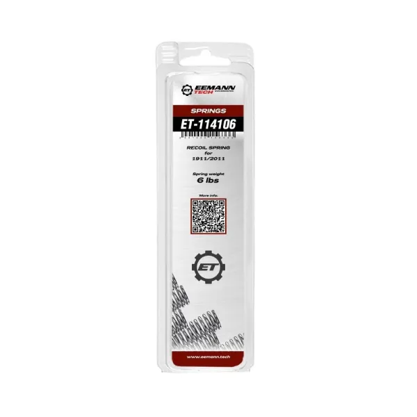 Eemann Tech Recoil Spring for 1911/2011, Spring weight: 12 lbs