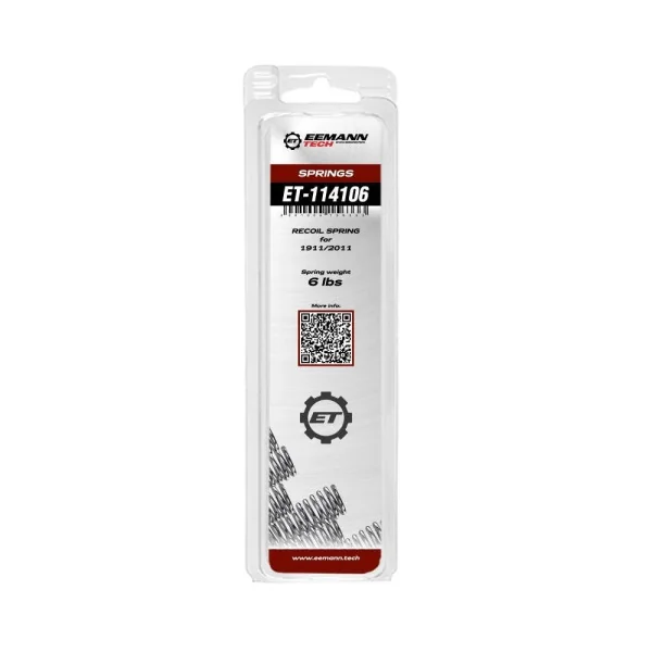 Eemann Tech Recoil Spring for 1911/2011, Spring weight: 12 lbs