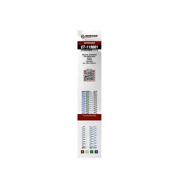 Eemann Tech Recoil Springs Calibration Pack OPEN MAJOR for 1911/2011