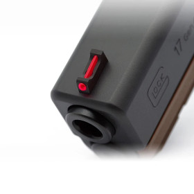 Hausse réglabe + guidon fibre pour Glock 1,5 mm  Chez DEVILLE ARMORY. Votre armurerie en ligne.