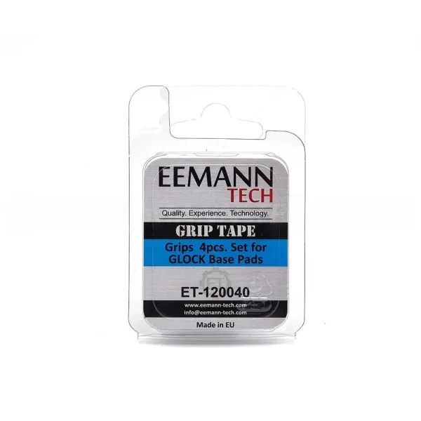 Eemann Tech Grips 4pcs. Set for GLOCK Base Pads