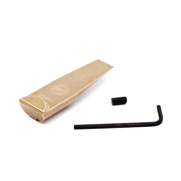 Eemann Tech Heavy Brass Feed Grip Plug for Glock 17 Gen4/5  Chez DEVILLE ARMORY. Votre armurerie en ligne.