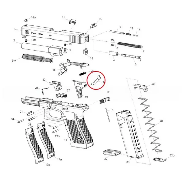 Eemann Tech Competition Connector for GLOCK