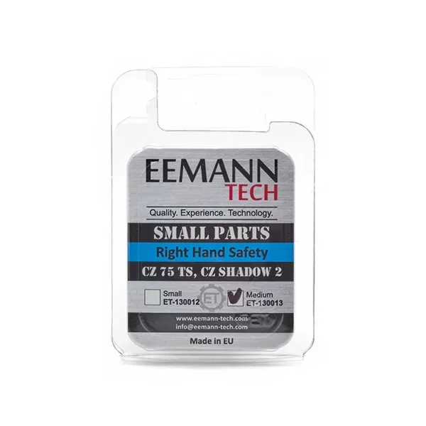Eeman Tech Sureté droite méduim pour CZ 75 TS, CZ SHADOW 2