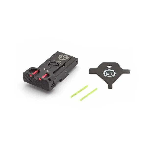 Eemann Tech Adjustable Hausse avec Fiber Optics pour CZ 75 TS/TS2