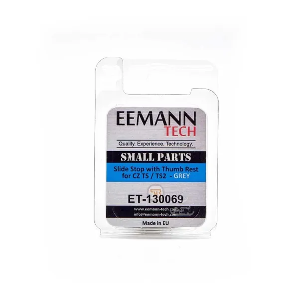 Eemann Tech Arrêtoir de culasse avec Thumb Rest pour CZ TS / TS2 - Gris
