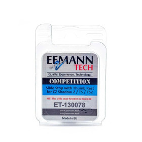 Eemann Tech Competition Slide Stop avec repose-pouce pour CZ Shadow 2 / CZ TS / CZ TS2  Chez DEVILLE ARMORY. Votre armurerie en 