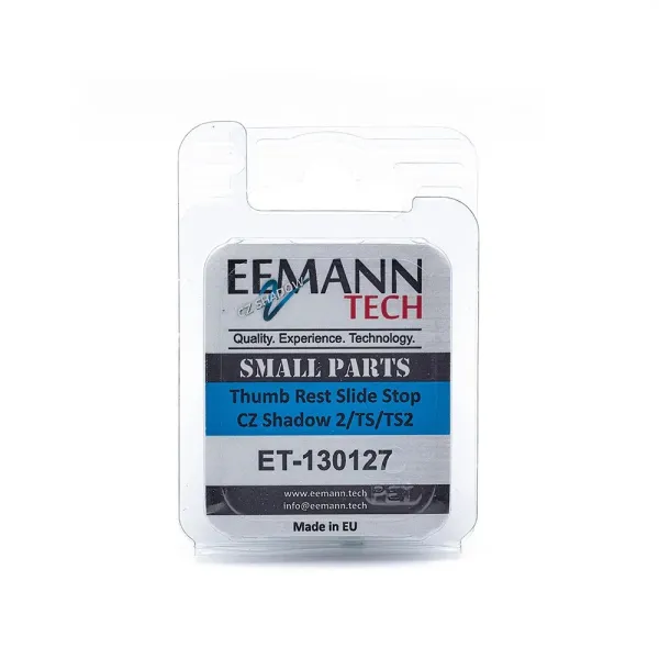 Eemann Tech Thumb Rest Arrêtoir de culasse pour CZ Shadow 2/TS/TS2 - Noir