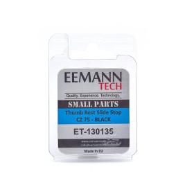 Eemann Tech Thumb Rest Slide Stop pour CZ 75 - NOIR  Chez DEVILLE ARMORY. Votre armurerie en ligne.