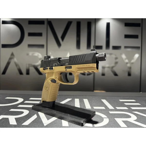 Fn Herstal Pistolet FN502 Tactical FDE/NOIR 22Lr