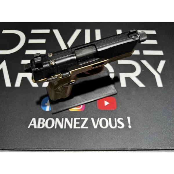 Fn Herstal Pistolet FN502 Tactical FDE/NOIR 22Lr