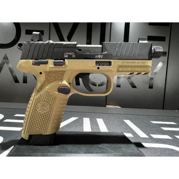 Fn Herstal Pistolet FN502 Tactical FDE/NOIR 22Lr