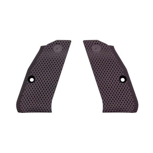 Eemann Tech Ultimate Aluminium Grips for CZ Shadow 2 Compact, Color: Black, size: L  Chez DEVILLE ARMORY. Votre armurerie en lig
