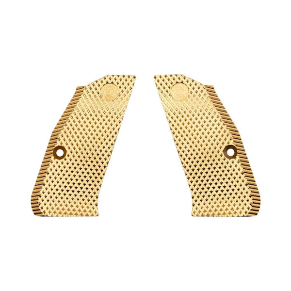 Eemann Tech Ultimate Brass Grips for CZ Shadow 2 Compact, size: S  Chez DEVILLE ARMORY. Votre armurerie en ligne.