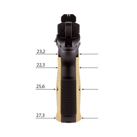 Eemann Tech Ultimate Brass Grips for CZ Shadow 2 Compact, size: L  Chez DEVILLE ARMORY. Votre armurerie en ligne.