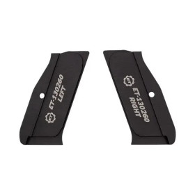 Eemann Tech 3D Serrated Plastic Grips for CZ Shadow 2 Compact, Color: Black  Chez DEVILLE ARMORY. Votre armurerie en ligne.