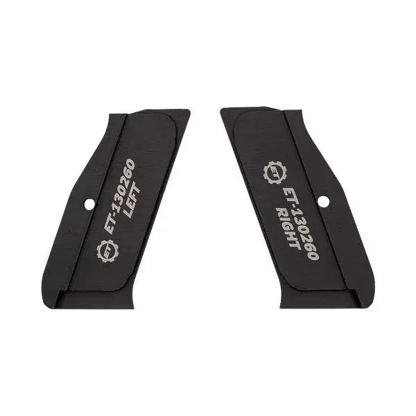 Eemann Tech 3D Serrated Plastic Grips for CZ Shadow 2 Compact, Color: Black  Chez DEVILLE ARMORY. Votre armurerie en ligne.