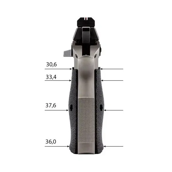 Eemann Tech Plaquettes Grips 3D pour CZ Shadow 2 Compact - Noir