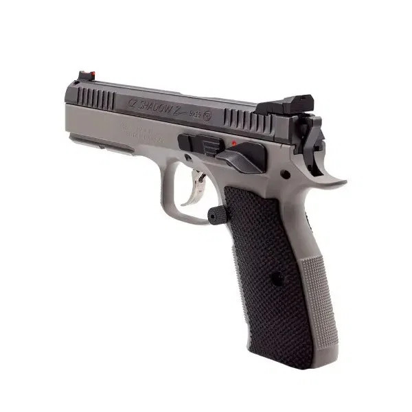 Eemann Tech 3D Serrated Plastic Grips for CZ Shadow 2 Compact, Color: Black  Chez DEVILLE ARMORY. Votre armurerie en ligne.