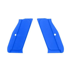 Eemann Tech 3D Serrated Plastic Grips for CZ Shadow 1/2, Color: Blue  Chez DEVILLE ARMORY. Votre armurerie en ligne.