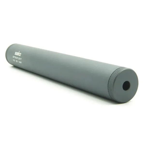 MODERATEUR DE SON TIKKA SAKO OPTISUP 22/17 1/2-28UNEF .22LR/17HMR SNIPER GRIS