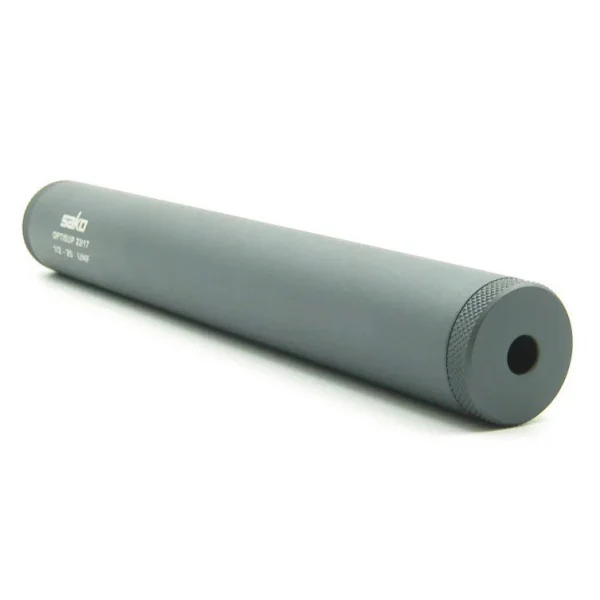 MODERATEUR DE SON TIKKA SAKO OPTISUP 22/17 1/2-28UNEF .22LR/17HMR SNIPER GRIS