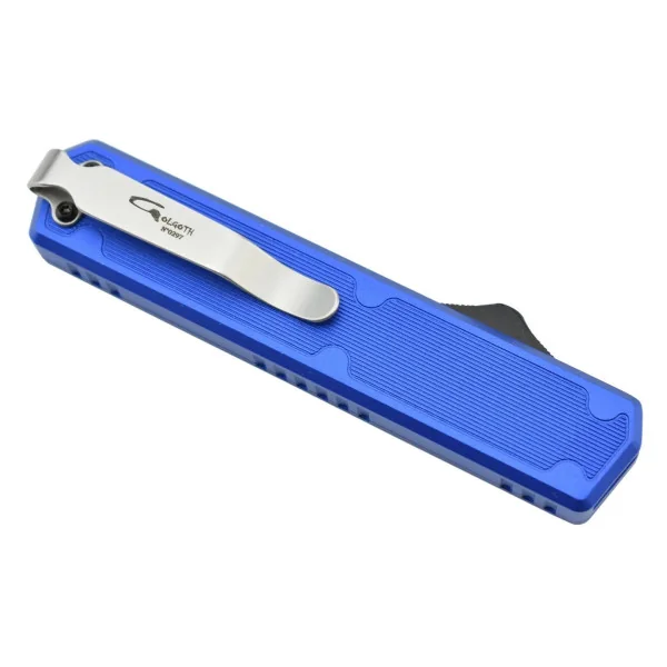 Couteau automatique Golgoth OTF lame Glaive Bleu