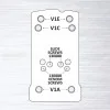 Spare Locator Pin V1C pour Eemann Tech Montage point rouge - 2 pcs./Set