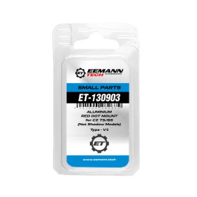 Eemann Tech Aluminium Red Dot Mount pour CZ 75/85 (modèles non Shadow), Type : V1  Chez DEVILLE ARMORY. Votre armurerie en ligne