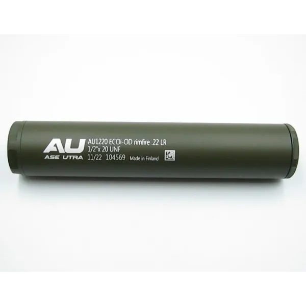 Ase Utra MODERATEUR DE SON AU ECOi RIMFIRE.22LR 1/2-28 UNEF OD VERT AU-ECO-1228-OD