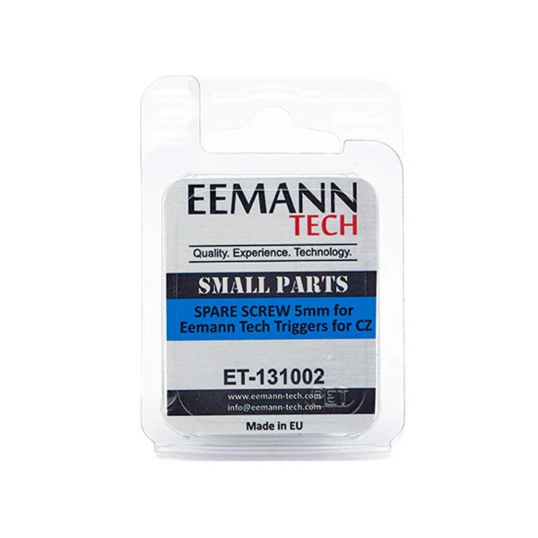 Spare Screw 5mm for Eemann Tech Triggers for CZ  Chez DEVILLE ARMORY. Votre armurerie en ligne.