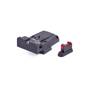 LPA SPR01CZ7F Ensemble de visée pour CZ 75 SP01, 75B, 85 (sans ombre)  Chez DEVILLE ARMORY. Votre armurerie en ligne.