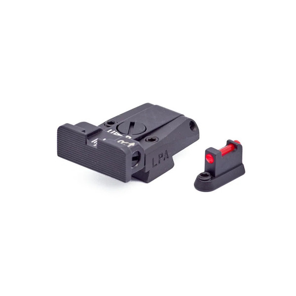 LPA SPR01CZ7F Ensemble de visée pour CZ 75 SP01, 75B, 85 (sans ombre)  Chez DEVILLE ARMORY. Votre armurerie en ligne.