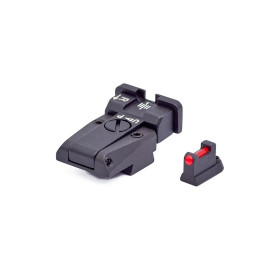 LPA SPR01CZ7F Ensemble de visée pour CZ 75 SP01, 75B, 85 (sans ombre)  Chez DEVILLE ARMORY. Votre armurerie en ligne.