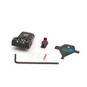 LPA TTF01CZ Ensemble de visée pour CZ 75 SP01, 75B, 85 (sans ombre)  Chez DEVILLE ARMORY. Votre armurerie en ligne.