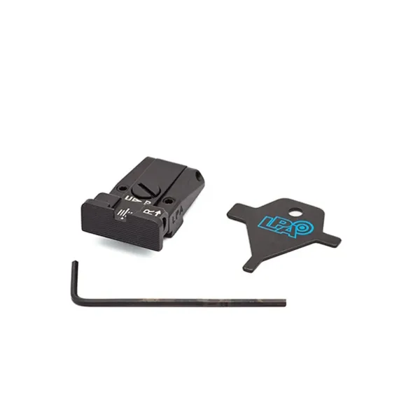 LPA TR28SS07 Hausse pour Carl Walther Q5 Match SF, Noir