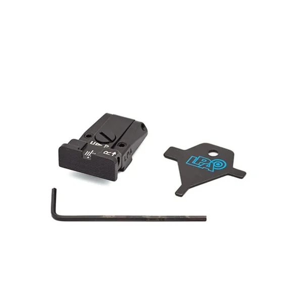 LPA TR28SS07 Hausse pour Carl Walther Q5 Match SF, Noir