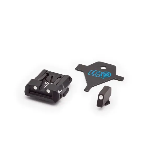 LPA SPS16GL30 Adjustable Sight Set pour GLOCK avec Fiber Optic Front